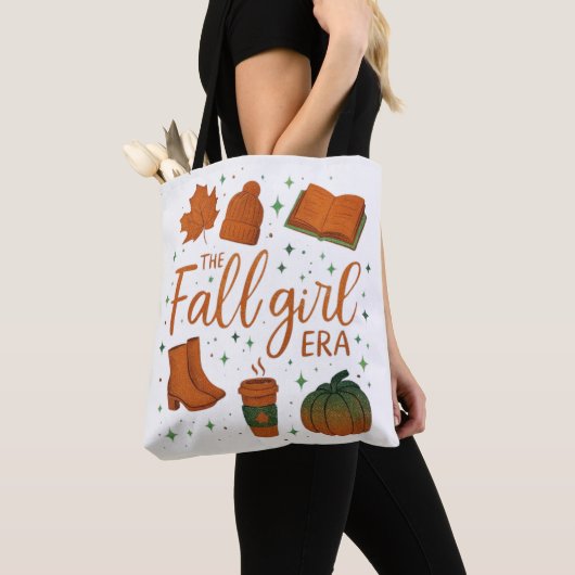 Fall Mädchen Ära Tote, Herbst Mädchen Shirt Gesche Tasche (Von Nahem)