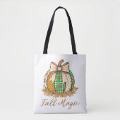 Fall Magic Patchwork Pumpkin All Tote Bag Tasche (Vorderseite)
