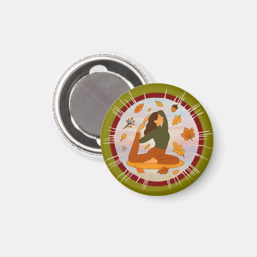 Fall Magnet (Vorderseite/Rückseite)