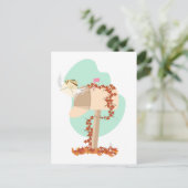 Fall Mailbox Luftpostkarte Postkarte (Stehend Vorderseite)