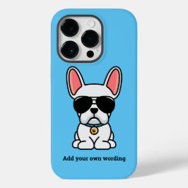 Fall Male White French Bulldog Case-Mate iPhone Case-Mate iPhone 14 Pro Hülle