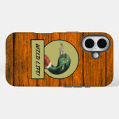 Fall Mallard Duck Wood Grain Case-Mate iPhone Hülle (Rückseite (Horizontal))