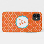 Fall Mandarine Monogram Phone 5 Case-Mate iPhone Hülle (Rückseite (Horizontal))