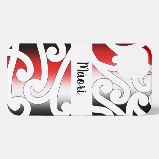 Fall Māori iPhone Hülle (Rückseite (Horizontal))