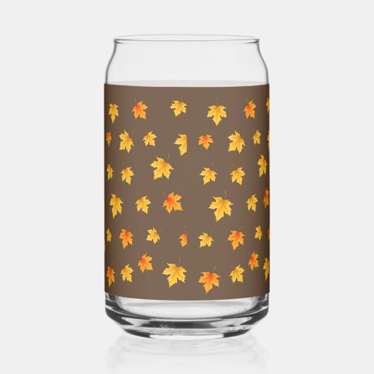 Fall Maple-Blätter Dosenglas (Rechts)