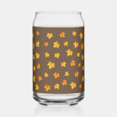 Fall Maple-Blätter Dosenglas (Links)