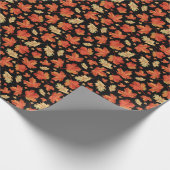 Fall Maple Blätter Erntedank Muster Geschenkpapier (Ecke)