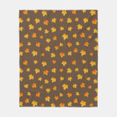 Fall Maple-Blätter Fleecedecke (Vorderseite)