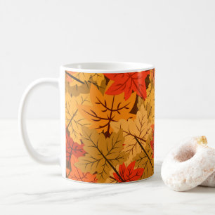 Fall Maple Blätter Kaffee Tasse