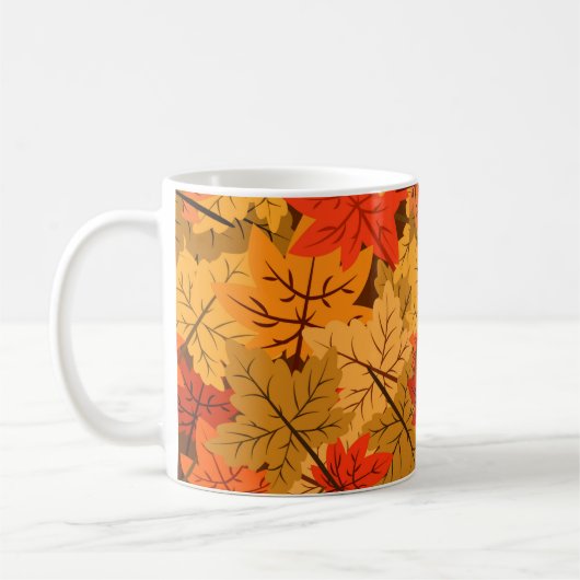 Fall Maple Blätter Kaffee Tasse (Links)