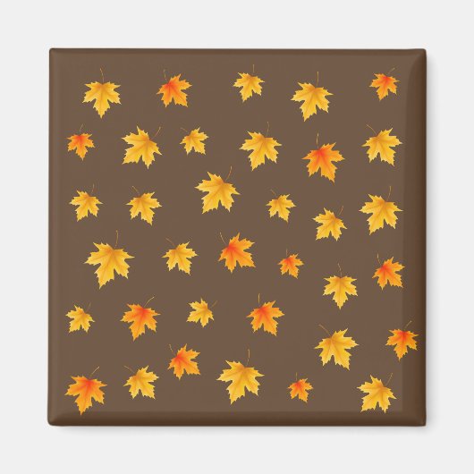 Fall Maple-Blätter Magnet (Vorne)