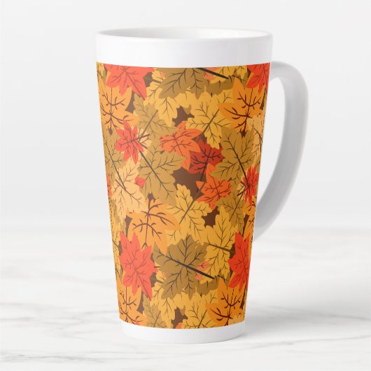 Fall Maple-Blätter Milchtasse (Rechte Ecke)