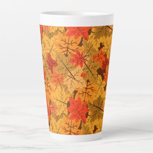 Fall Maple-Blätter Milchtasse (Vorderseite)