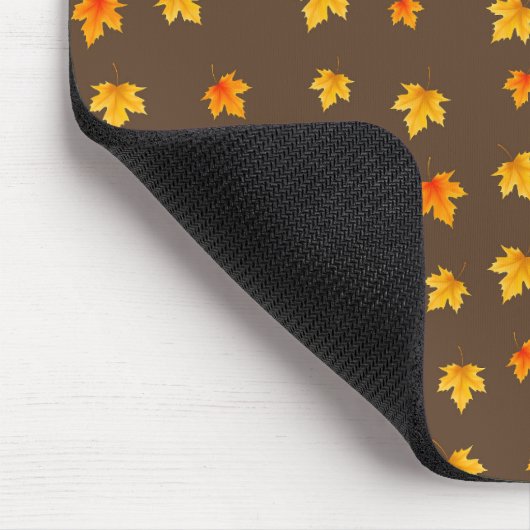 Fall Maple-Blätter Mousepad (Ecke)