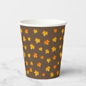 Fall Maple-Blätter Pappbecher (Vorderseite)