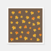 Fall Maple-Blätter Serviette (Vorderseite)