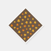 Fall Maple-Blätter Serviette (Ecke)