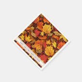 Fall Maple-Blätter Serviette (Ecke)
