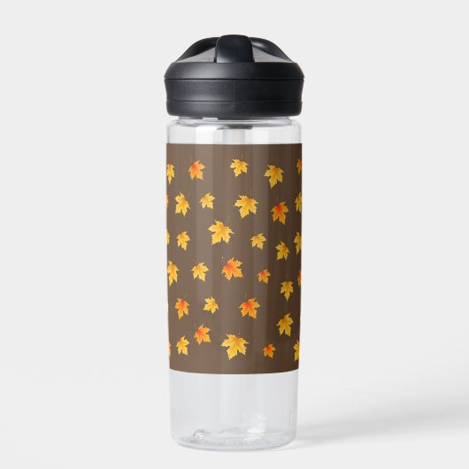 Fall Maple-Blätter Trinkflasche (Vorderseite)