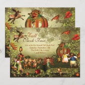 Fall-Märchen-Einladung Einladung (Vorne/Hinten)