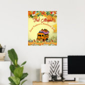 Fall Market Pumpkin Patch Bauernhof Ernte Truck Poster (Heimbüro)