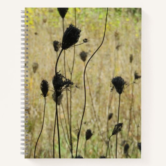 Fall Meadow Notebook für Office, School, Artist Notizblock (Vorderseite)