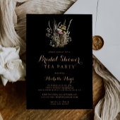 Fall Meadow Wild Floral Brautparty Tee Party Einladung