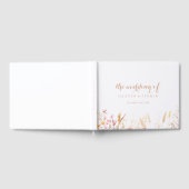 Fall Meadow Wild Floral Wedding Gästebuch (Voll)