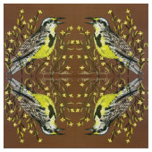 Fall Meadowlarks Stoff (Muster)