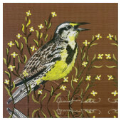 Fall Meadowlarks Stoff (Nahaufnahme)