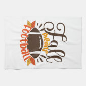 Fall Means Football Geschirrtuch (Horizontal)