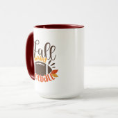 Fall Means Football Tasse (Vorderseite Links)