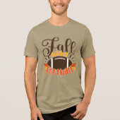 Fall Means Football Tri-Blend Shirt (Vorderseite)