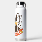 Fall Means Football Trinkflasche (Rückseite)