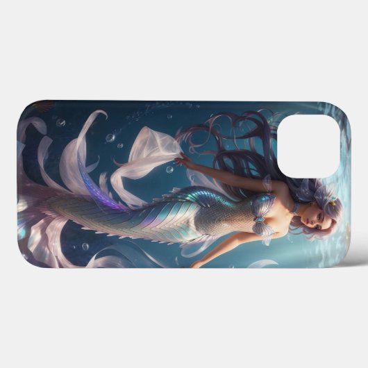 Fall Mermaid AI Generated Phone Case-Mate iPhone Hülle (Rückseite (Horizontal))