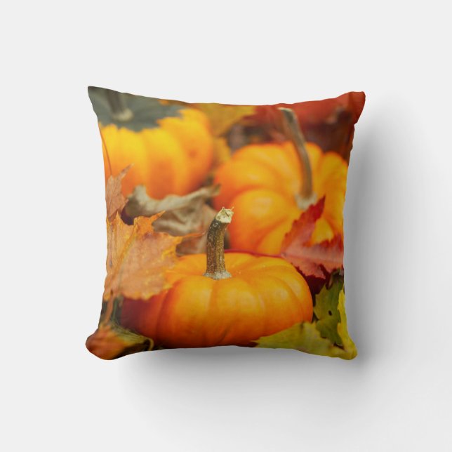 Fall Mini Pumpkins Kissen (Vorderseite)
