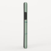 Fall mit aquamariner Abstrakter Geometrie Case-Mate iPhone Hülle (Hinten/Rechts)