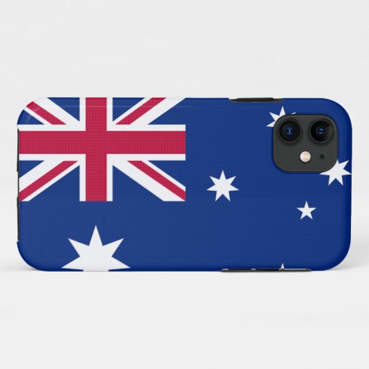 Fall mit australischer Flagge Case-Mate iPhone Hülle (Rückseite (Horizontal))