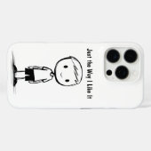 Fall mit Minimalistischem Zeichen Case-Mate iPhone Hülle (Rückseite (Horizontal))