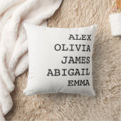 Fall mit personalisiertem Familiennamen-Theme Kissen (Decke)