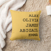 Fall mit personalisiertem Familiennamen-Theme Kissen (Decke)