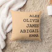 Fall mit personalisiertem Familiennamen-Theme Kissen (Decke)