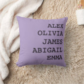 Fall mit personalisiertem Familiennamen-Theme Kissen (Decke)