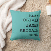 Fall mit personalisiertem Familiennamen-Theme Kissen (Decke)