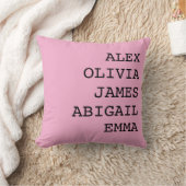 Fall mit personalisiertem Familiennamen-Theme Kissen (Decke)
