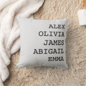 Fall mit personalisiertem Familiennamen-Theme Kissen (Decke)