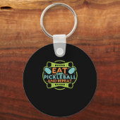 Fall mit Pickleball Schlüsselanhänger (Vorderseite)