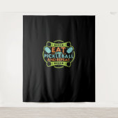 Fall mit Pickleball Wandteppich (Vorderseite)