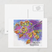 Fall mit Rachmaninoff Postkarte (Vorne/Hinten)