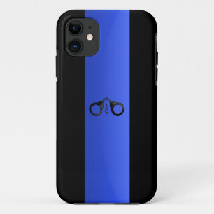 Fall mit Thin Blue Line & Handcuffs Case-Mate iPho iPhone Hülle